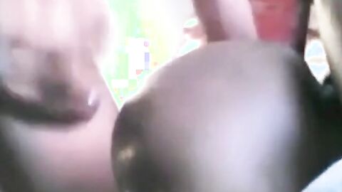 Big Black Cock Fucks Amateur Hard with a Cum Tribute