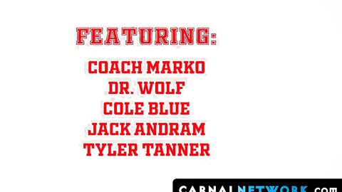 Bear daddy tests college twink Myott Hunter's stamina in hard bareback session