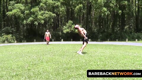 Kyle Steele and Mason let their tongues wrestle before they exchange blow jobs in the