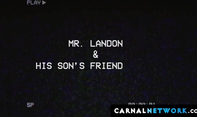 young man Danny Wilcoxx and his buddy's father kissed and explored one another's mout