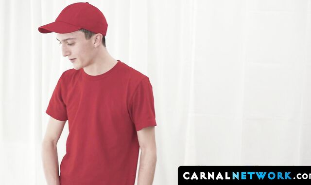 Bear coach fantasy with smooth twink Jack Andram becomes intense bareback fuck realit