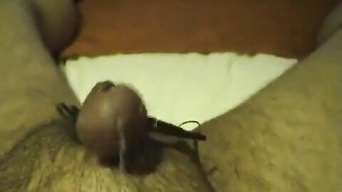 Intense Body Shaking Orgasm - Electro Black Bear Cums Hard!