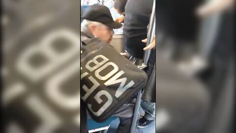 Big-Cock Daddies' Blowjob in Metro: Spy Video