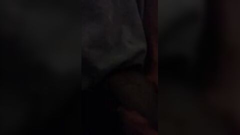 Big Black Cock Masturbation at Work