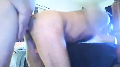 Chubby Daddy Breeds Ethnic Cub Bareback