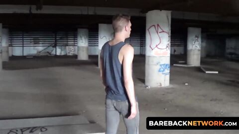 The two men take turns sliding in his hole and spit-roasting Zack Grayson in raw thre