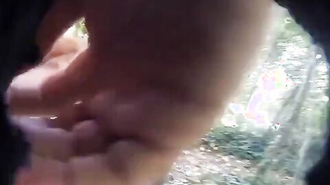 Bareback Daddy on a Bridge