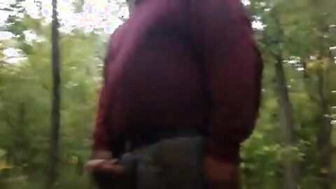 Big-Cock Daddy's Outdoor Adventure