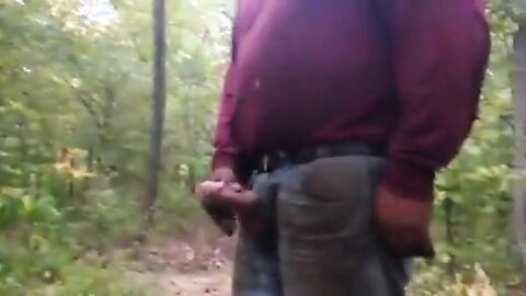 Big-Cock Daddy's Outdoor Adventure