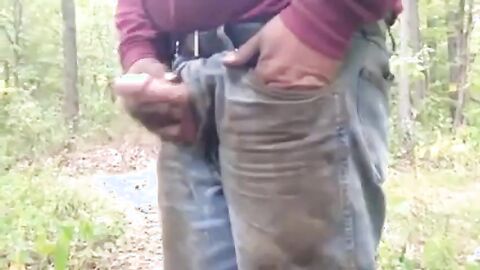 Big-Cock Daddy's Outdoor Adventure