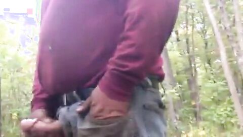 Big-Cock Daddy's Outdoor Adventure