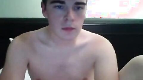 Twink Jerks Off and Swallows