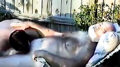Young Man Sucks Off a Hairy Grandpa