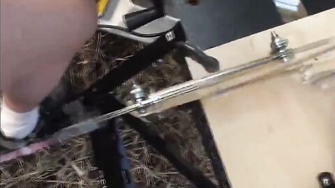 Amateur Masturbates with Urethral Fucking Machine