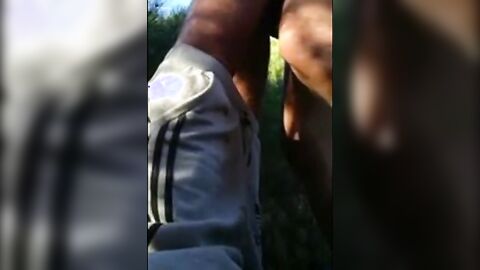 Old Daddies Bareback in the Great Outdoors