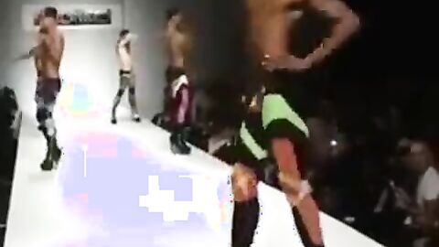 Black Crossdresser in Fierce Runway Show