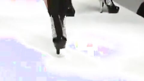 Black Crossdresser in Fierce Runway Show