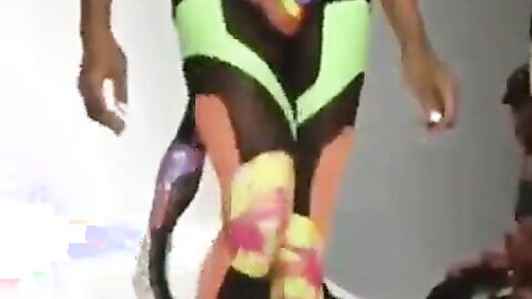 Black Crossdresser in Fierce Runway Show