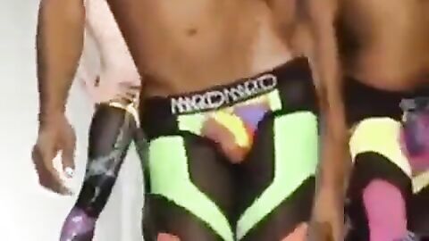 Black Crossdresser in Fierce Runway Show