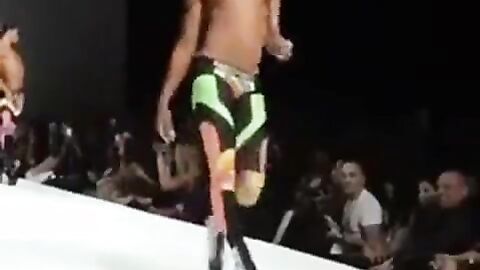 Black Crossdresser in Fierce Runway Show