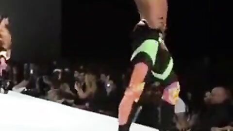 Black Crossdresser in Fierce Runway Show
