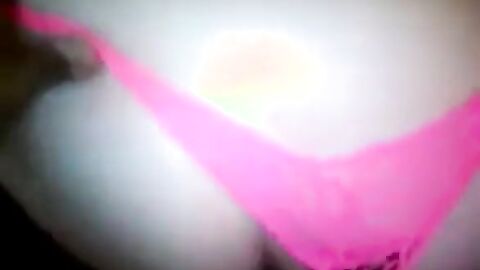 Twink's Pink Panty Bareback