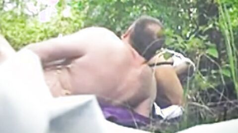 Barebacking Twink Outdoors Behind Abandoned Factory