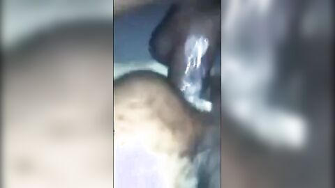 Black Bareback Amateur Takes Big Cock