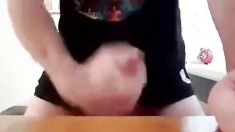 Twink Handjob: Massive Cum Load!
