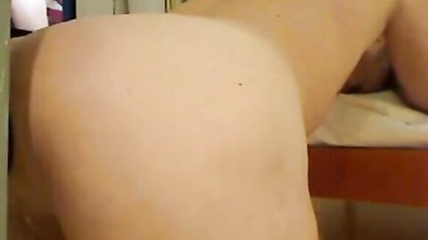 Fisting my gaping asshole with a big sex toy