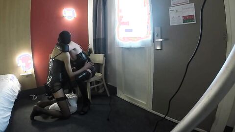 Docile Submissive Games with a TV CD