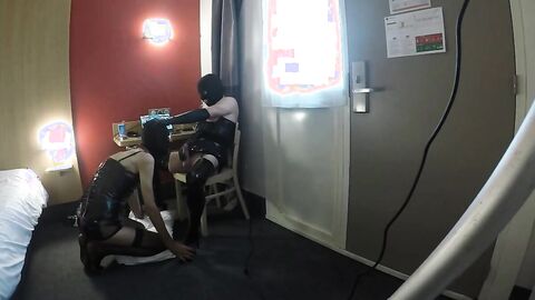 Docile Submissive Games with a TV CD