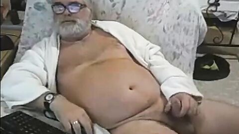 Bearded Daddy Stroking Solo
