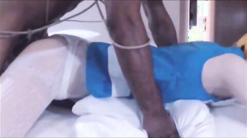 Daddy Drills Sissy Slut Bareback