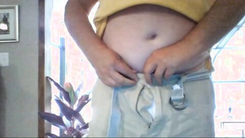 Grandpa Stroking on Webcam