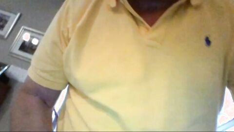 Grandpa Stroking on Webcam