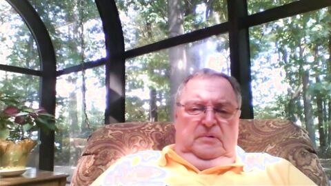 Grandpa Stroking on Webcam