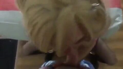 Crossdresser Cock Sucking Fun