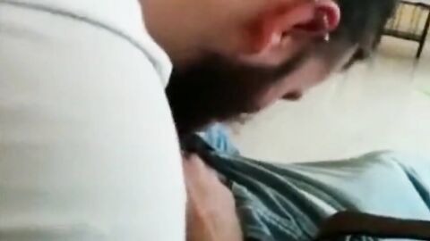 Straight Guy'S First Blowjob