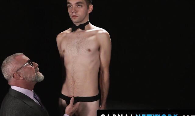 Marcus Riers got his hole fingered then his new owner from the appraisal anal fucked