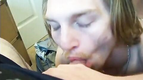Twink Takes Big Cock and Cum in His Mouth