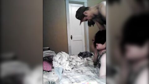 Mouth Filled by Thick Cock