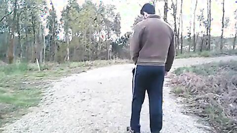 Portuguese Bear Strips and Shows His Big Cock