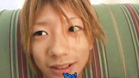 Japanese Twink's Big Cock Cums Twice!