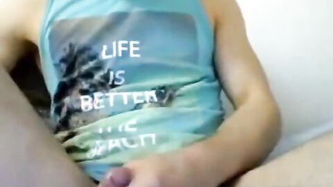 Big-Cock Romanian Guy's Solo Webcam Session