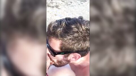 Outdoor Bareback Sex and Blowjob