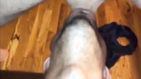 Amateur Latin Guy Takes a Big Cock Deep Throat