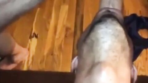 Amateur Latin Guy Takes a Big Cock Deep Throat