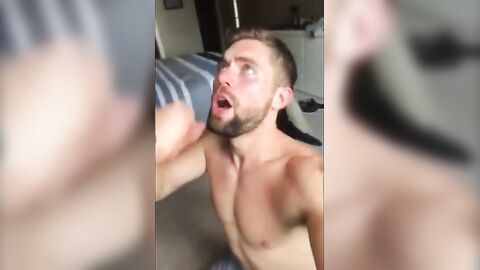 Sucking a Thick Cock - Amateur Hunk Blowjob