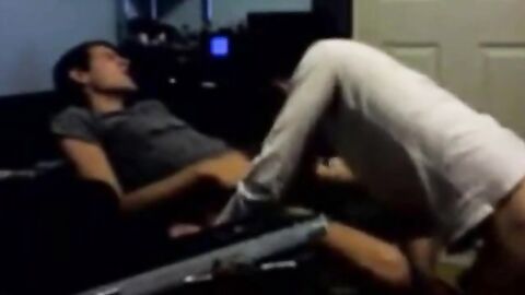 Straight Neighbor Barebacks Twink